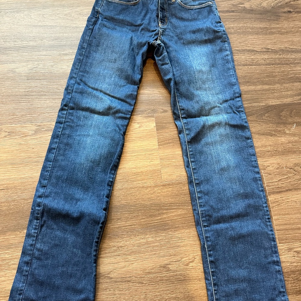 NYDJ Women's Straight Leg Jeans - Dark Blue
